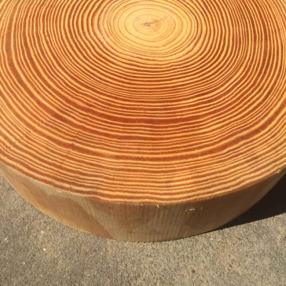 원형 통나무 정육점 두꺼운 업소용 원목 도마 직경 족발 주방 손질 소나무 36cm x 8cm - 상세 이미지 4