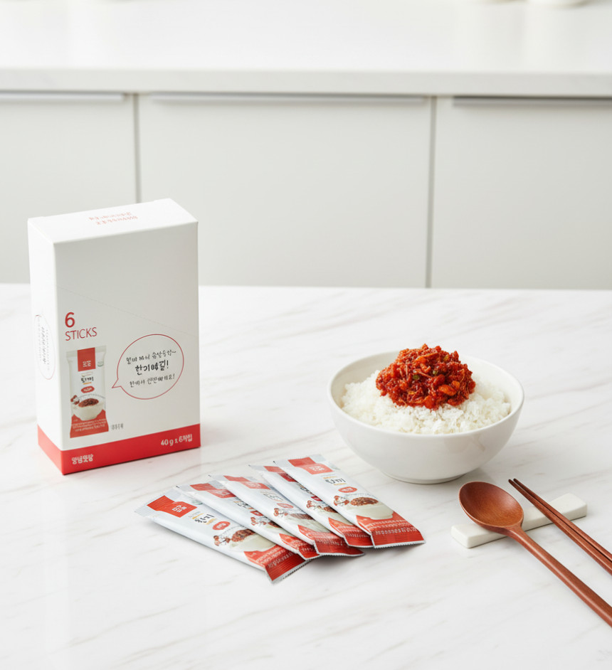 밀키트 한끼 스틱형 젓갈 3종 6개입 오징어 낙지 씨앗젓갈 도시락 등산 해외여행필수품 [원산지:상세설명에 표시]