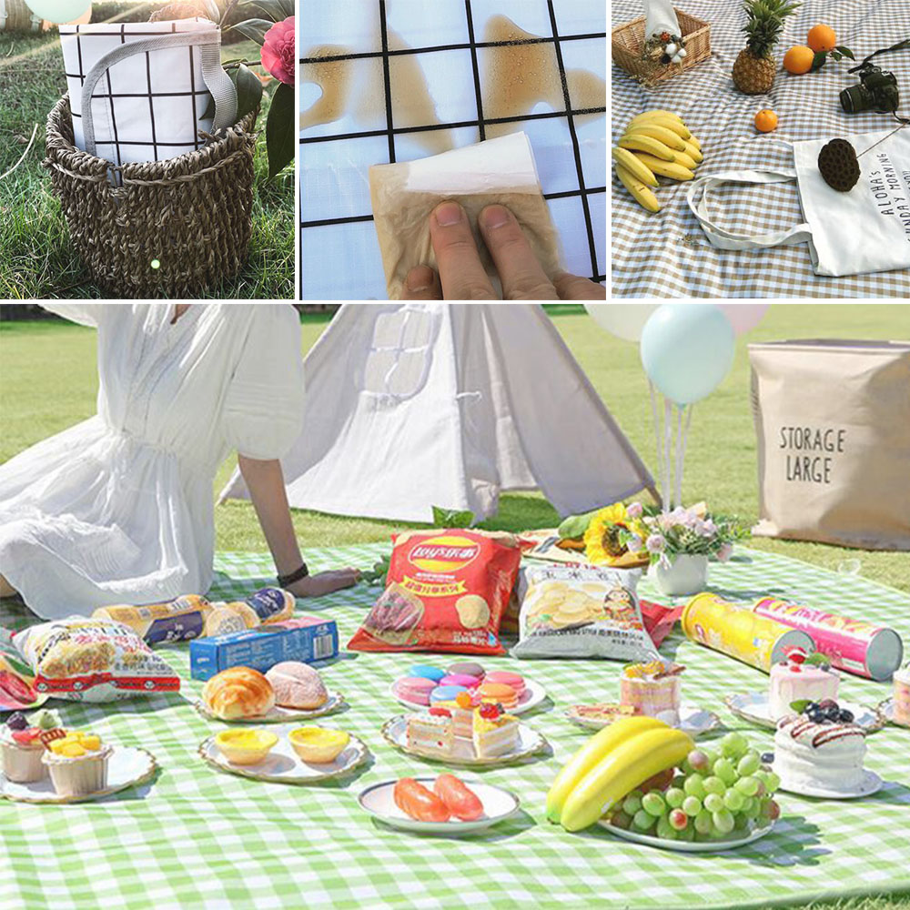 피크닉 방수 돗자리 부직포 캠핑 나들이 양면 매트 - 상품 이미지