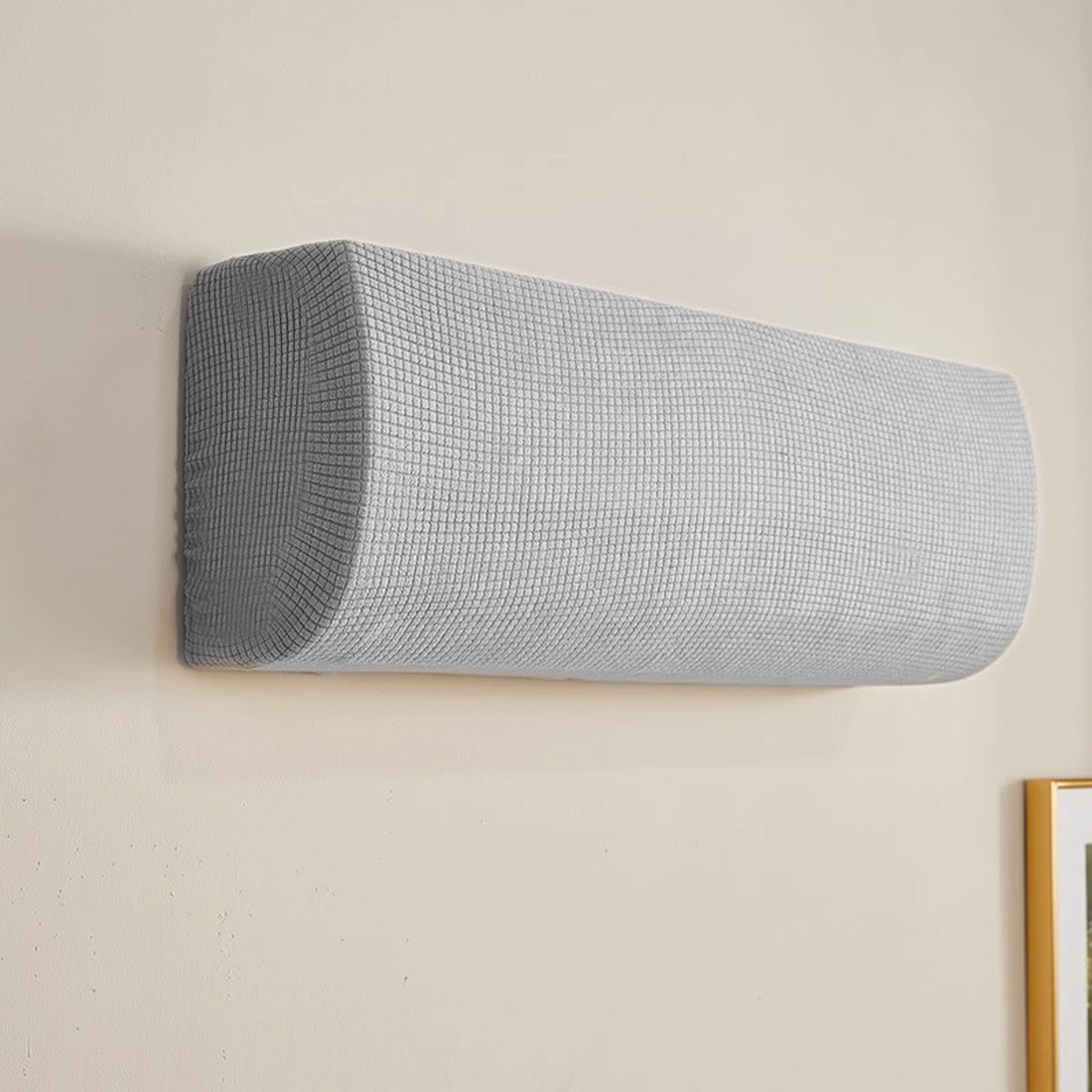 킨포크 벽걸이에어컨커버 삼성무풍 엘지 캐리어 에어컨덮개 와플 올스판 가리개 2size