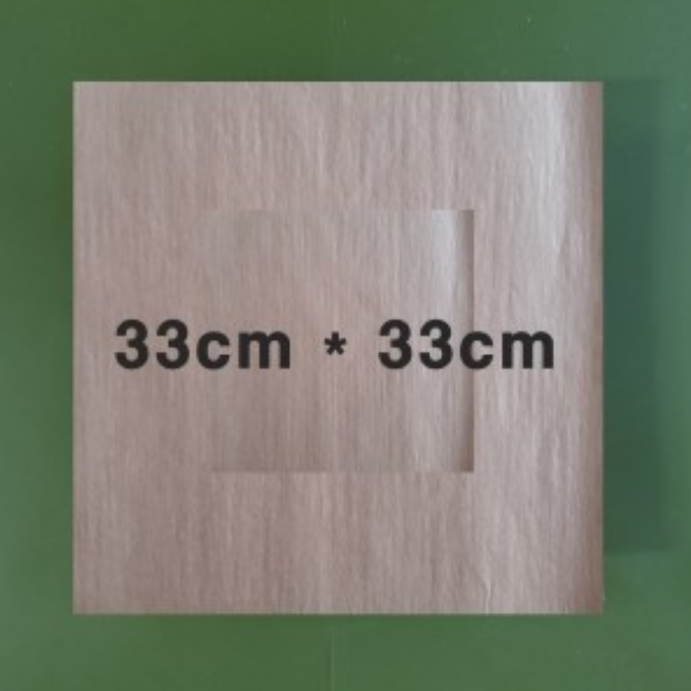 주문제작 브라운 종이호일 대용량 오븐용 내유지 베이킹 페이퍼 33cm X 33cm - 상품 이미지