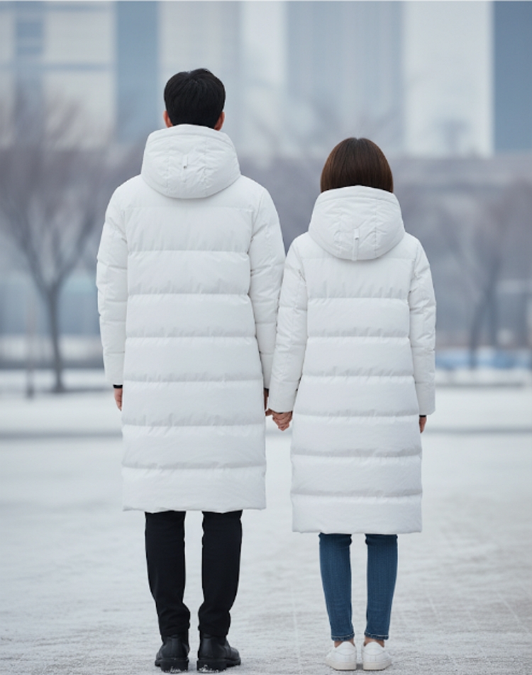 아이더 남여공용 겨울 방풍 투습 뛰어난 고어텍스 롱벤치 다운점퍼 패딩자켓 - 상세 이미지 5