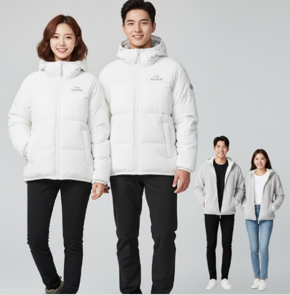 아이더 남여공용 겨울 커플룩 리버시블 양면성 아웃도어 패딩 다운점퍼 자켓 - 상품 이미지