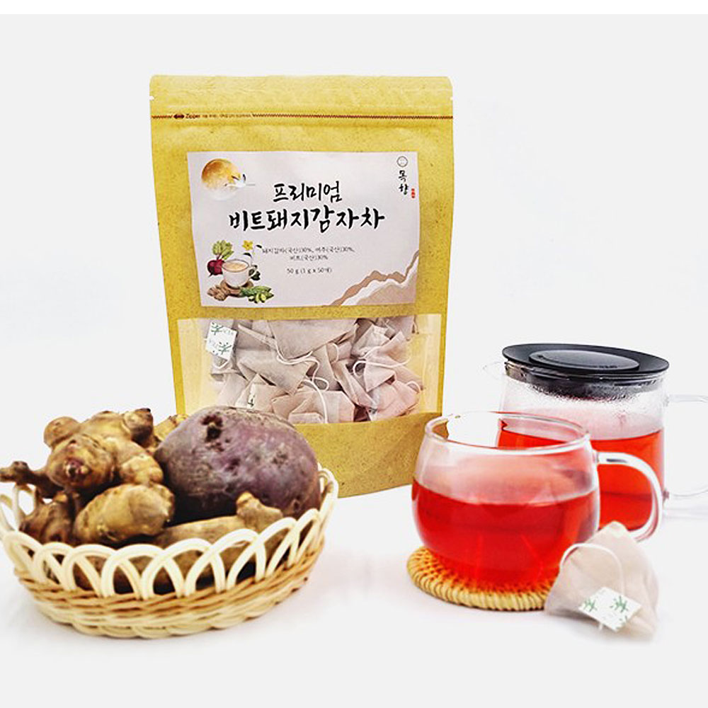 (5개) 목향 국내산 비트 돼지감자차 여주 삼각 티백차 50개입 - 상세 이미지 2