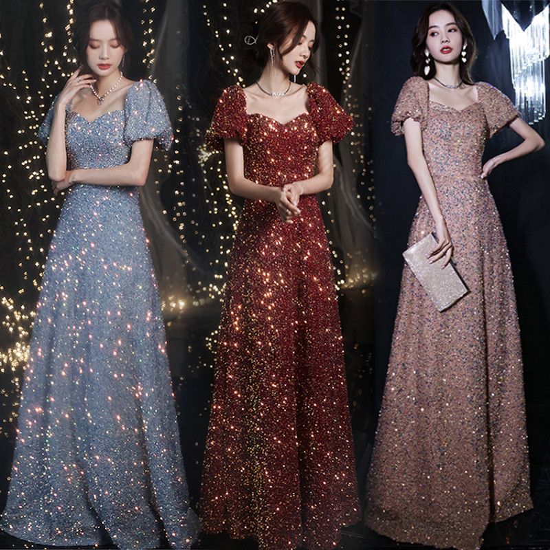 이브닝드레스 파티 드레스 시상식 연주회 빅사이즈 연말 - 상품 이미지