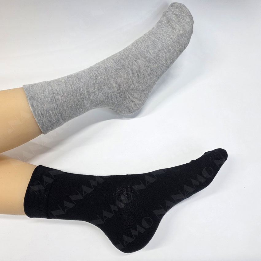 나나모 남성 무지 무압박 중목양말 5켤레 - 상세 이미지 4