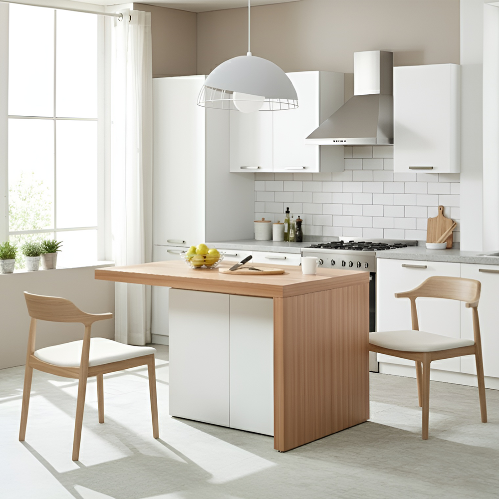 루체 아일랜드식탁 2인용 4인용 수납식탁 테이블 1200 A형