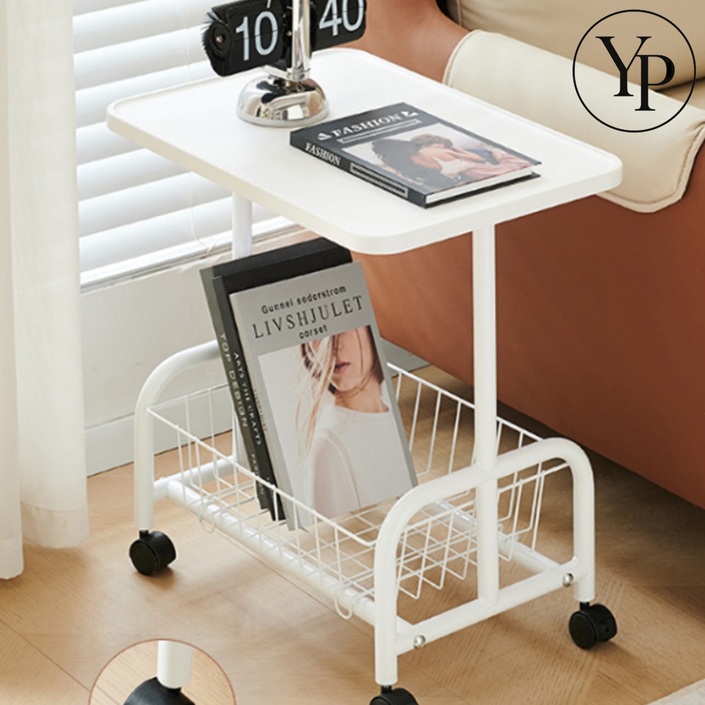 이동식 사이드 테이블 거실 침실 쇼파 옆 탁자 보조 사이드 바구니 간이 보조 수납대