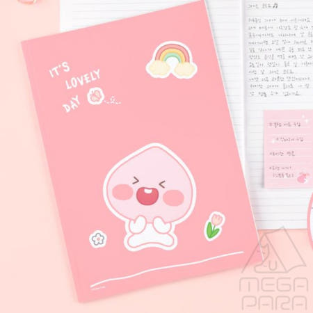 도하름 카카오 리틀프렌즈 러블리 신학기 제본 노트 어피치 줄노트 캐릭터공책 영어공책