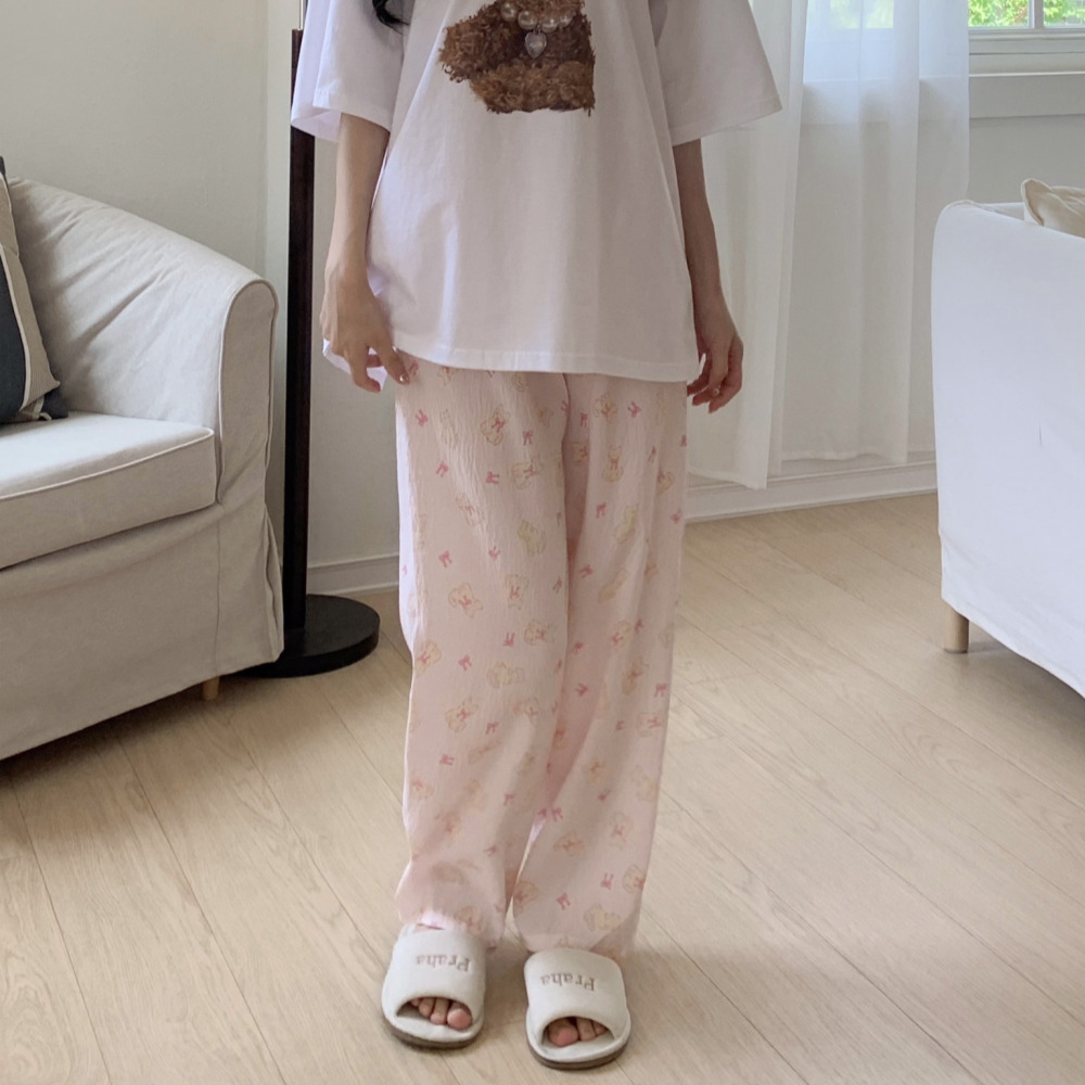 파자마바지 파자마파티 귀여운잠옷 긴바지 홈웨어 이미지 7
