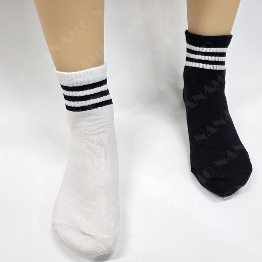 보이런던 남성 삼선 포인트 발목양말 6켤레 이미지 6