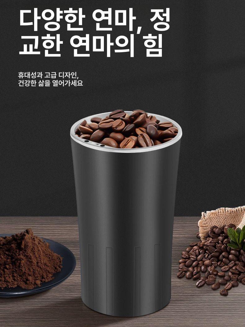 알약분쇄기 분말 자동 블레이드 약분쇄기 분쇄기 그라인더날 가루약 커팅 조제기 블랙 2날 - 상세 이미지 3