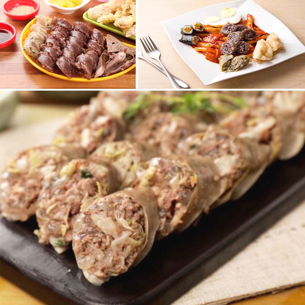 담백한 두부 순대 500g 술국 야채 냉동 간식 - 메인 이미지