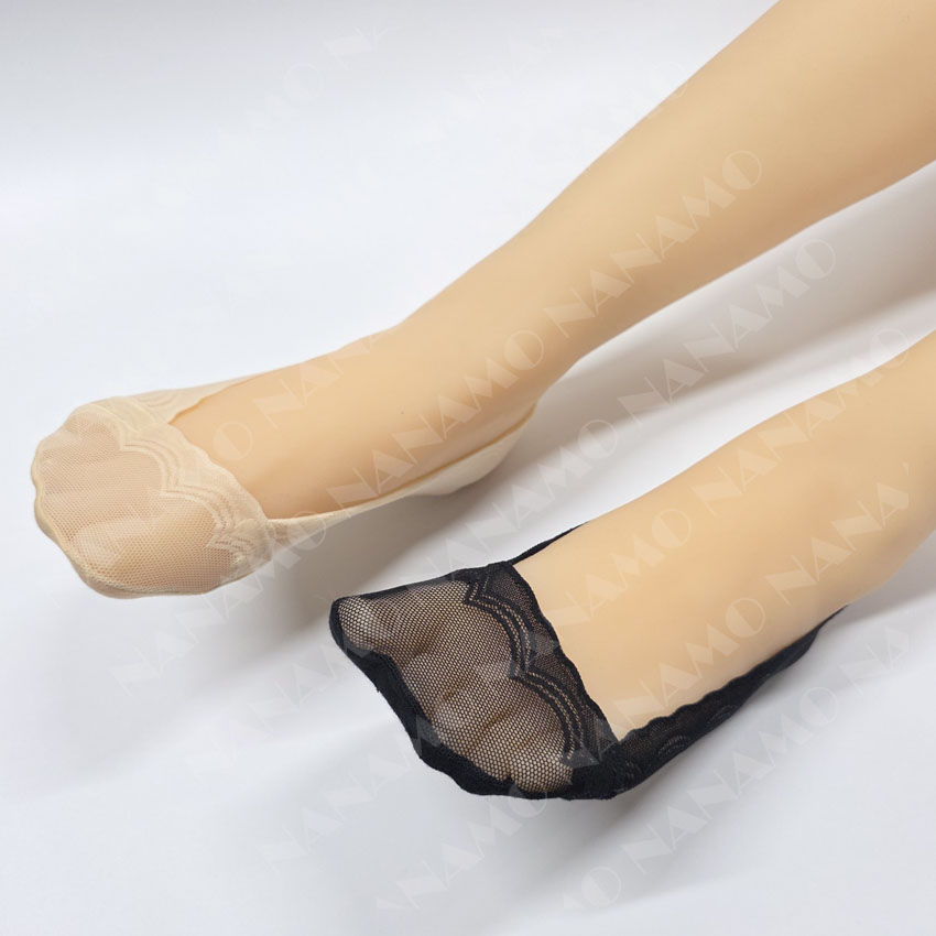 앙드레김 여성 미끄럼방지 실리콘 레이스 덧신 5켤레 - 상세 이미지 5