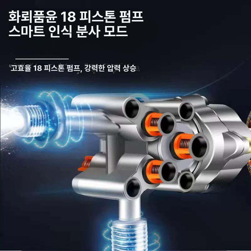 독일 세척기 고압 생산정품 이동식 분사기 냉수용 퀵타입 산업용 냉수 충전 가정용 8880VF 1배터리+표준 300배 - 상세 이미지 4