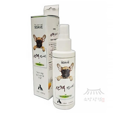 소망상점 쏘아베 산책전에 스프레이 120㎖ 강아지모기기피제 모기진드기기피제