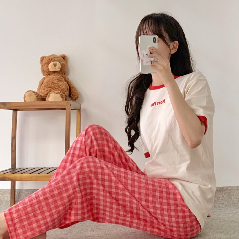 파자마바지 파자마파티 귀여운잠옷 긴바지 홈웨어 이미지 8