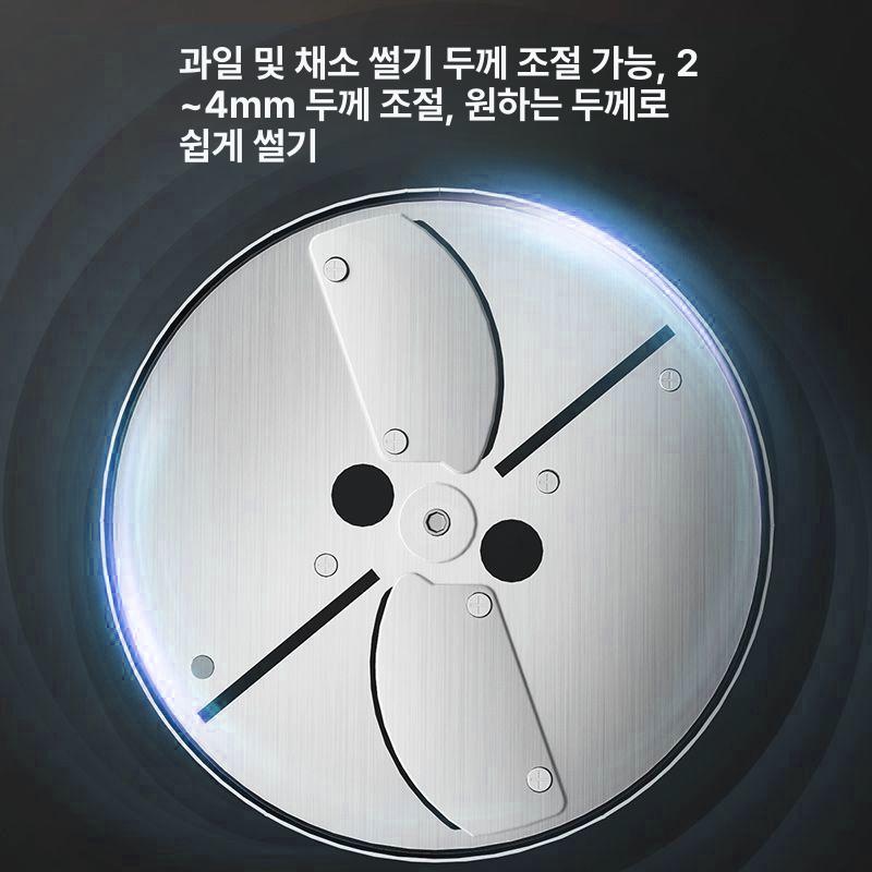 다기능 자동 야채 만능채칼 업소용 채써는 가정용 양배추채 다이서 양배추 파쇄 다이스 원형 구멍 단일 다이스 6x6mm 칼날 - 상세 이미지 4