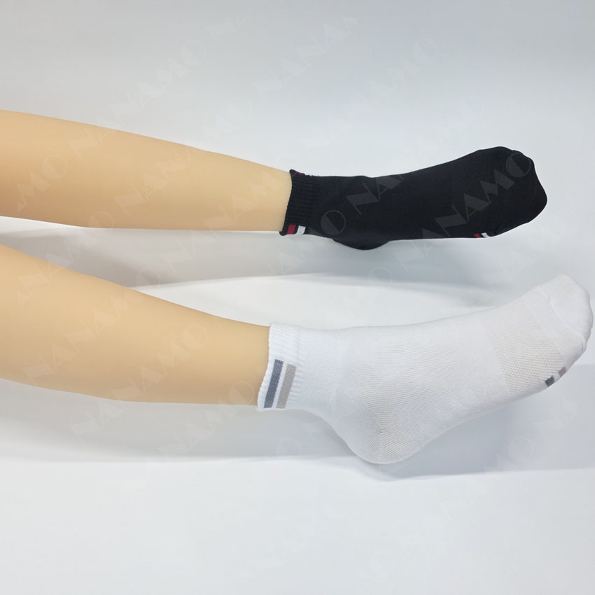 보이런던 여성 두줄 포인트 발목 단목 양말 6켤레 - 상세 이미지 4