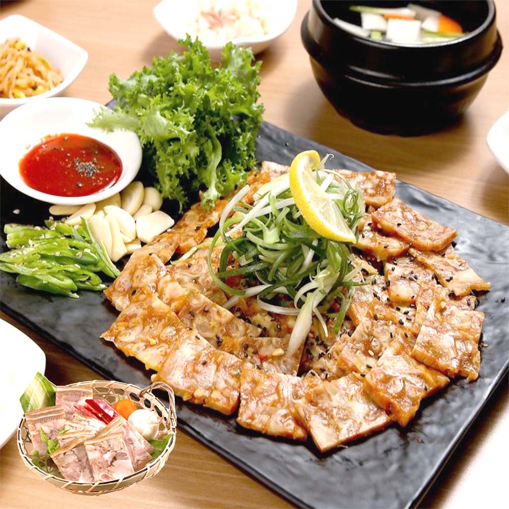 토종 양념 편육 500g 돼지 특수부위 혼술 술안주 - 상품 이미지