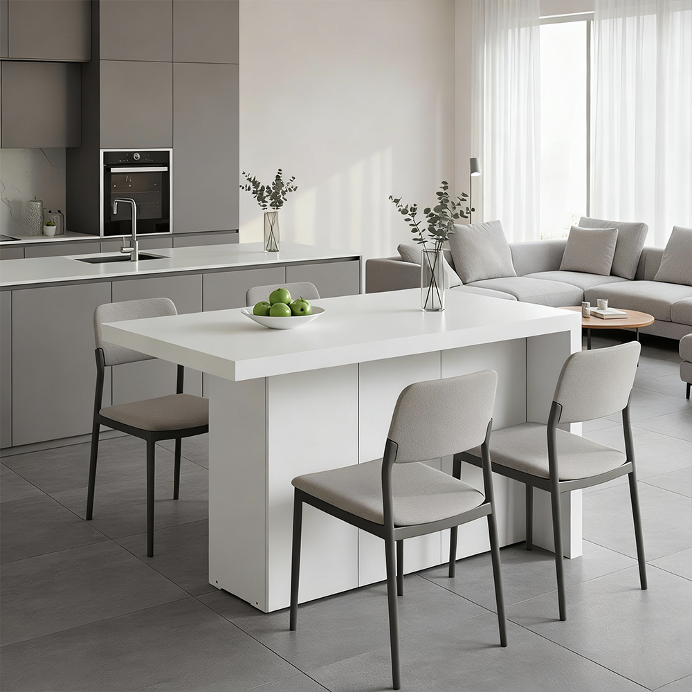 루체 아일랜드식탁 2인용 4인용 수납식탁 테이블 1200