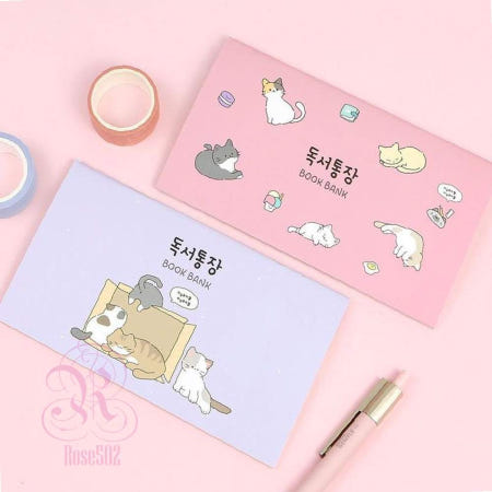 로공이 핑크풋 냥냥 독서통장 16개 1세트 독서기록장