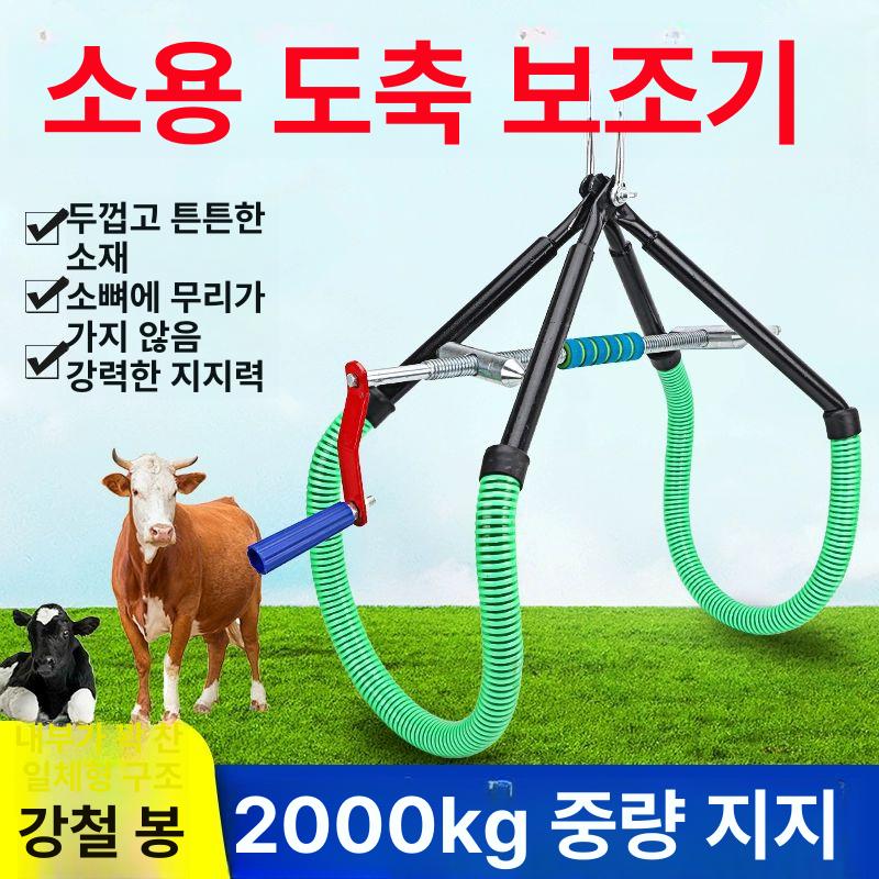소 카우 리프트 견인 송아지 지지대 기립기 도축 보조기 목장 견인기 두꺼운 리프팅 기립대 두꺼워진 소용 스탠딩 프레임 - 상세 이미지 2