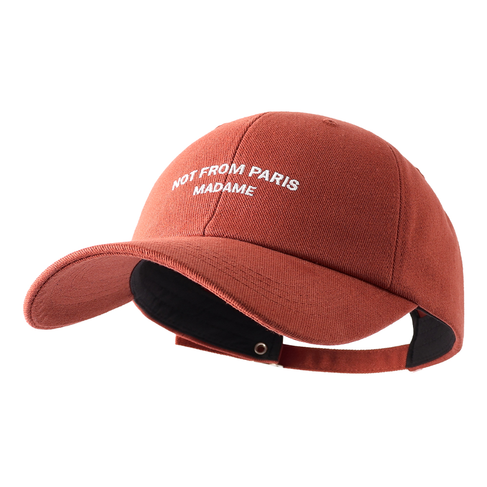국내제작 NOT FROM PARIS 자수 볼캡 커플 데일리 야구모자 - 상세 이미지 2
