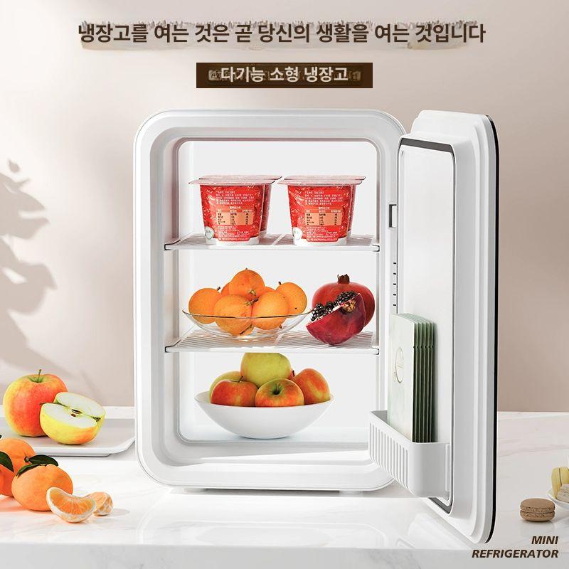 미니냉장고 차량 및 가정용 강화 유리 패널 디지털 온도 조절 냉장고 냉장냉동 듀얼시스템 18L 프리미엄 빠른 5중 - 상세 이미지 4