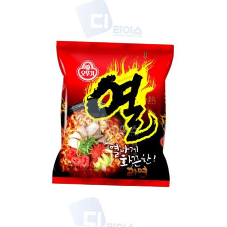 오뚜기 열나게화끈 봉지면 열라면 오뚜기라면 깔끔한매운맛 봉지라면 맵부심 오뚜기 화끈한 16봉 매운라면 120g