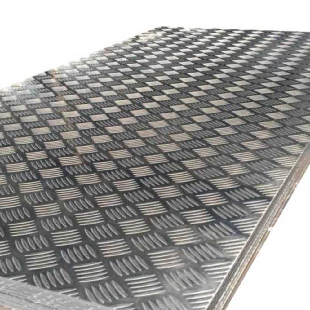 알루미늄 체크판 철판 그레이팅 무늬판 미끄럼방지 2mm 1x2m - 상품 이미지