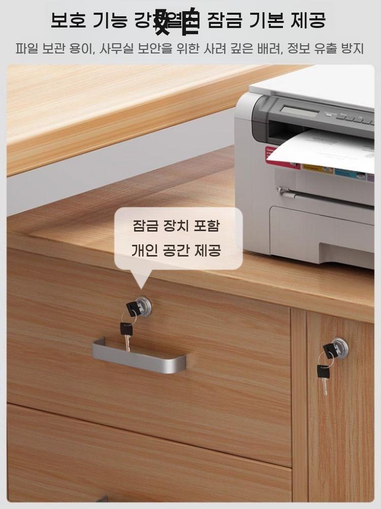 이동식 이동서랍 사무실서랍장 사무용 사무실 서랍장 캐비닛 - 상세 이미지 4