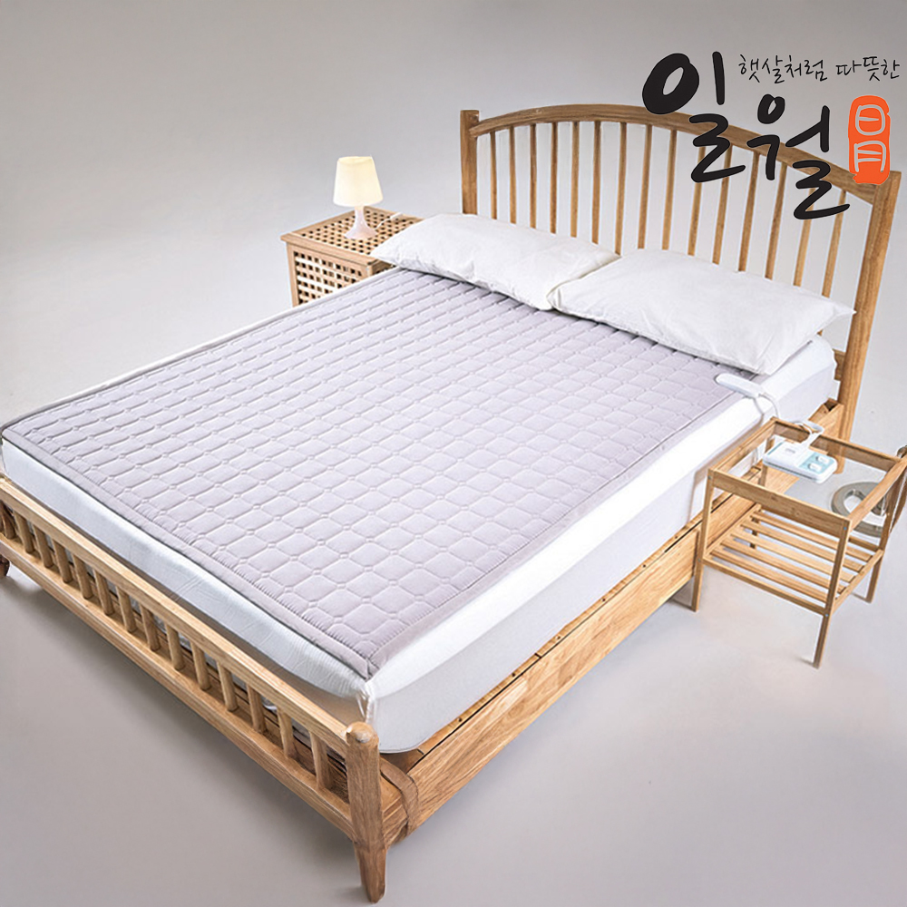 일월 순면패딩 전기요 기계세탁 가능 프리미엄 온열매트 더블, 140x180cm, 아이보리