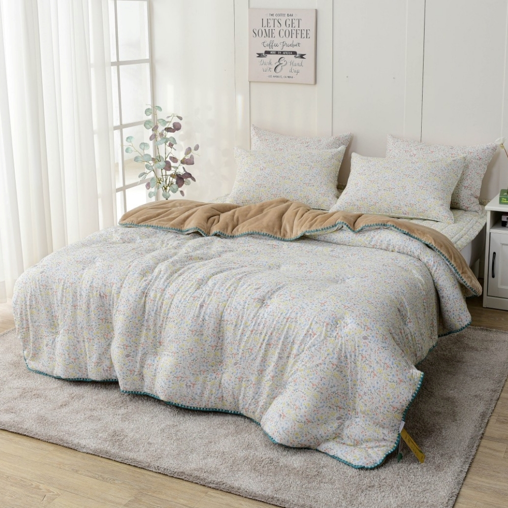 멜루나 겨울 극세사이불 양면 텐셀모달100 극세사 차렵이불 설운 SS