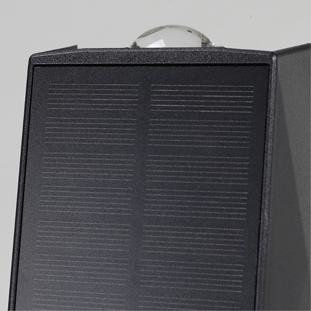 LED 태양광 벽등 B177(S601) 2W 전구색 양방향 2등 야외조명 비츠온 이미지 7