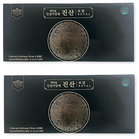 혜민원 진산 로얄 인삼다당체 건강선물 2박스