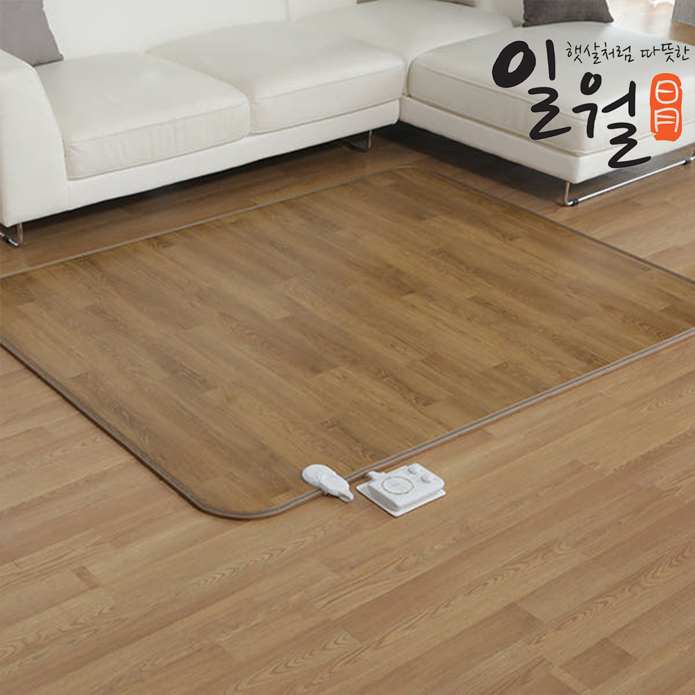 일월 카본마루 거실용 카페트매트 좌우분리난방 전기매트 대형, 240x183cm