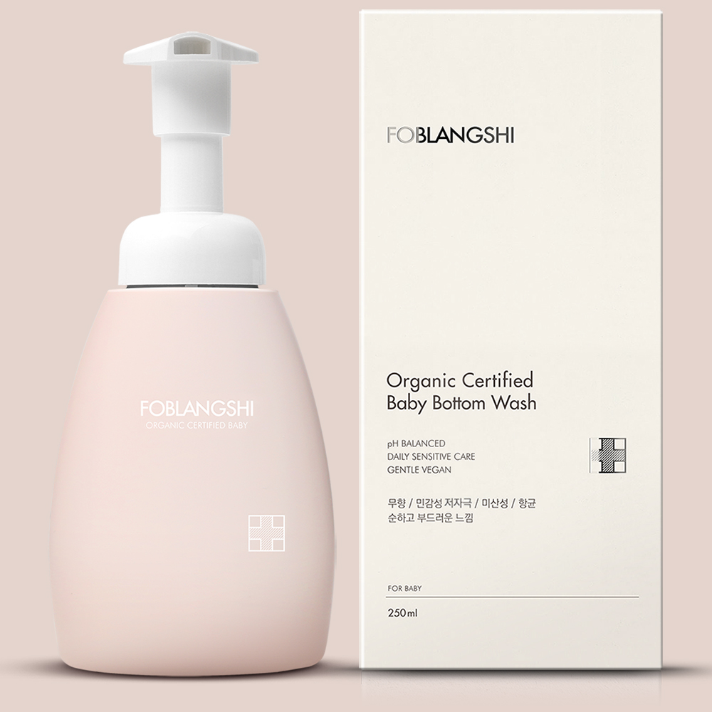 [100%천연성분 대장균99%감소]포블랑시 유기농 신생아 여아 유아 아기엉덩이클렌저 세정제
