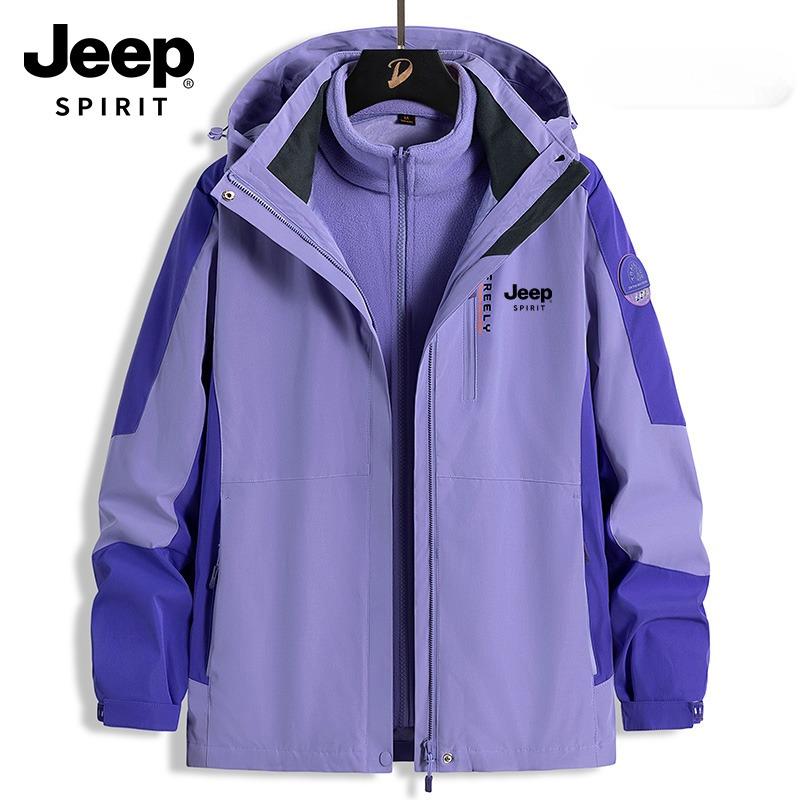 Jeep SPIRIT 바람막이점퍼 (여성) 3in1 완벽방수 기모안감 탈부착 야상 등산복 오염방지 낚시 잠바 지프 - 상세 이미지 5