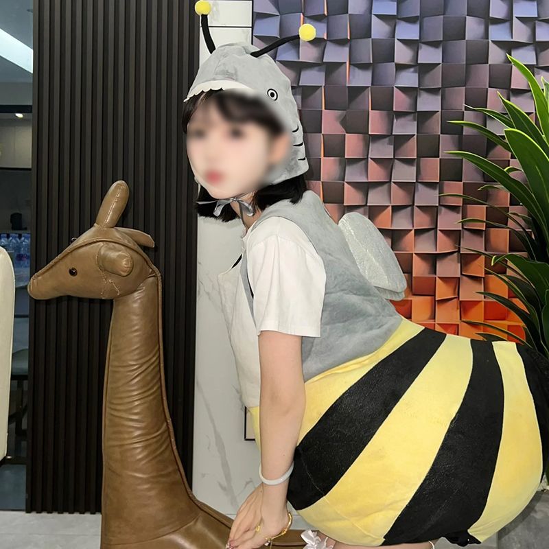 꿀벌 코스튬 인형옷 성인 여성 축제 파티 복장 S (권장 150-170cm) - 상세 이미지 3