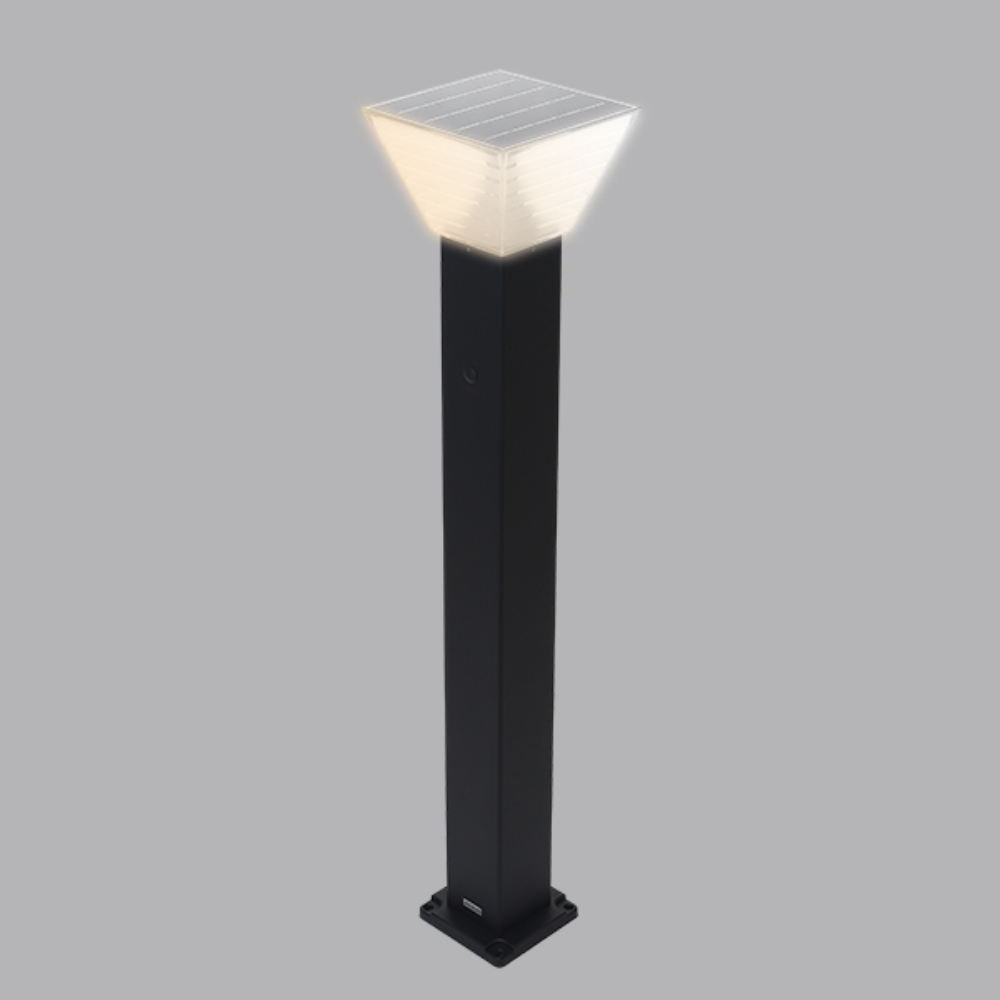 LED 태양광 잔디등 큐브 S-413 1M 전구색 주광색 겸용 스위치형 정원등 비츠온 - 상품 이미지