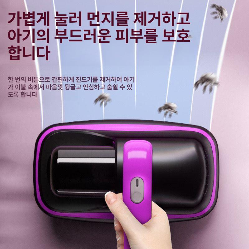 무선침구청소기 침대 진드기 진공 이불 집먼지 살균기 살균 카페트 제거기 이불청소 패브릭 필터 1개 부족사용 - 상세 이미지 4