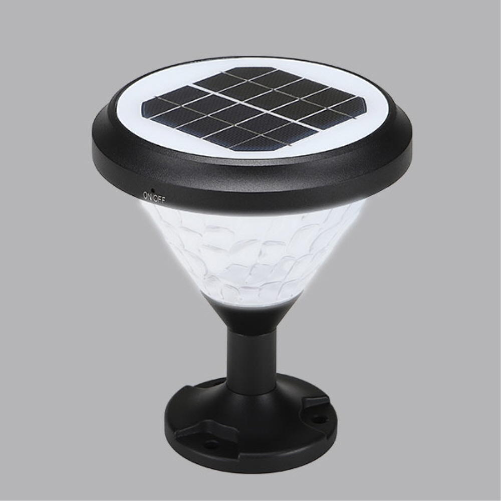 LED 태양광 잔디등 모래시계 S-101 문주등 정원등 팩겸용 주광색 비츠온 - 상품 이미지