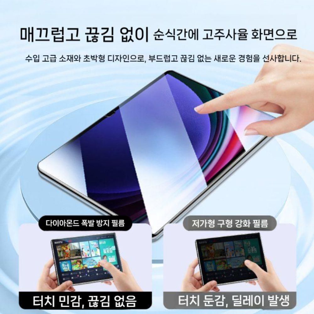 갤럭시탭 s10 라이트 ar 먼지 방지 스티커 강화 필름 액정 보호 커버 - 상세 이미지 2