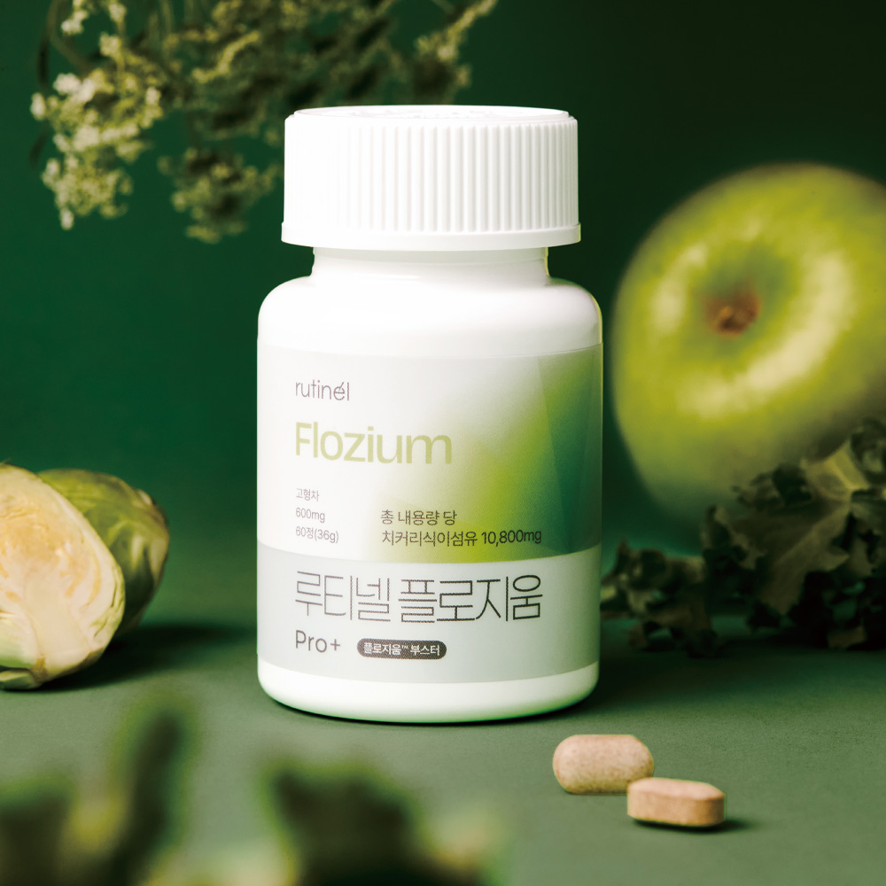 루티넬 플로지움 식이섬유정 프리바이오틱스 변비에좋은음식 1개월분 60정, 1개 이미지 3