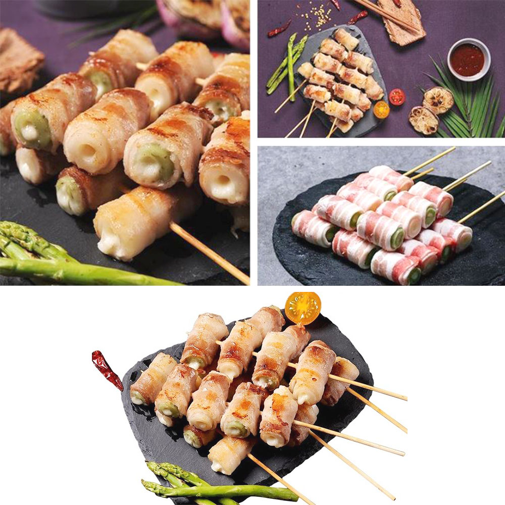 맛있는 삼겹치즈 떡말이꼬치 5개입 캠핑 혼술 간단 술안주 - 메인 이미지