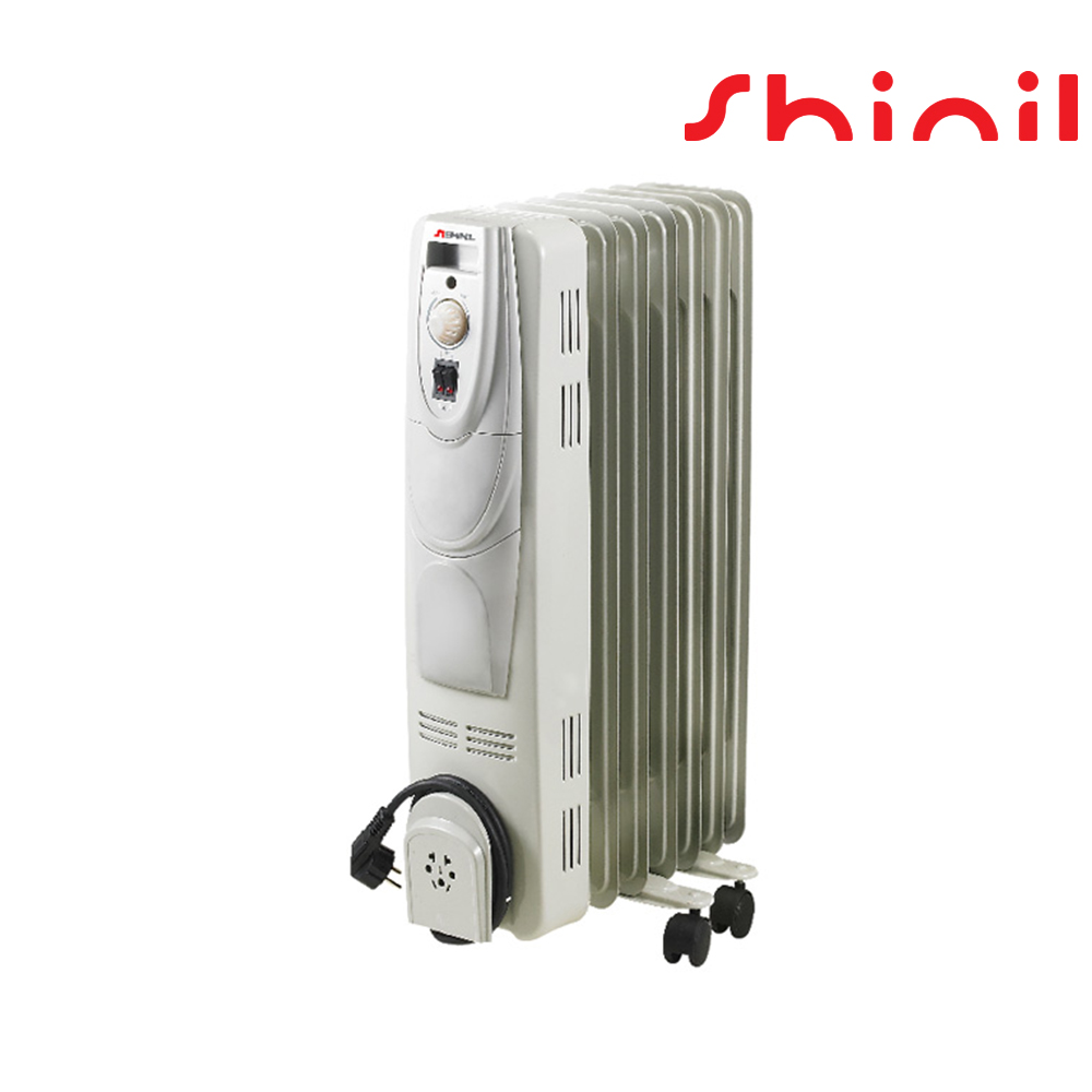 신일 오일식 라디에이터 사무실 화장실 동파방지 업소용 7핀, 1500W - 메인 이미지