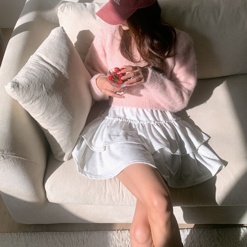 데일리즈 러플스커트 캉캉미니스커트 데일리 에이라인치마 자체제작 - 상세 이미지 2