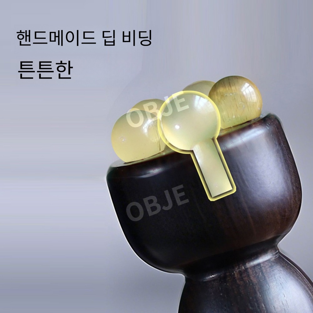 오브제 양뿔 눈괄사 천연 마사지기 백단향 마사지 스틱 눈가 탄력 경락 리프팅 - 상세 이미지 3
