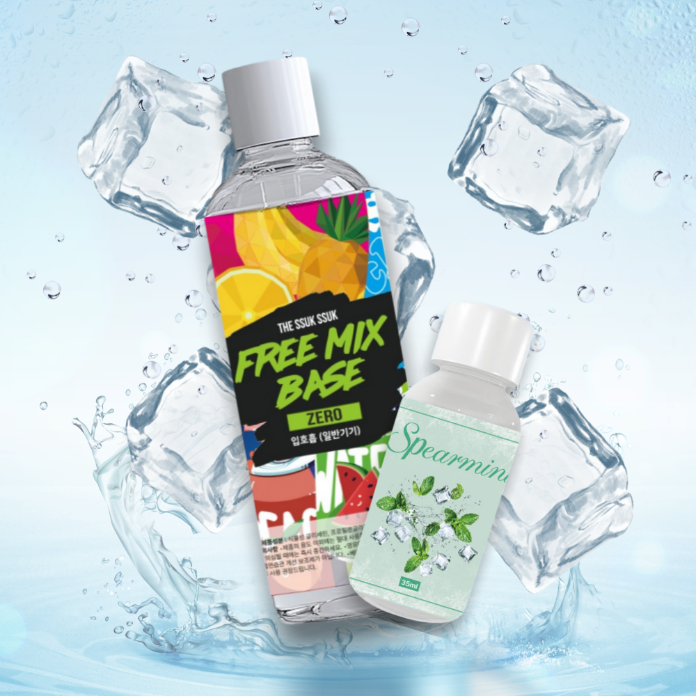 무니코틴 액상 만들기 100ml 스피아민트 발라리안 젤로 말론 호환